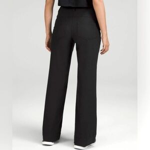 🍋Lululemon “City Sleek 5 Pocket Wide-Leg HR Pant”🍋LIKE NEW⭐️ {Sz:27} 🖤Black🖤